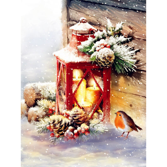 Christmas Snow - Full Round Drill Diamond Painting 30*40CM