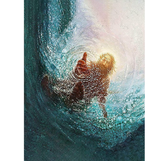 Sea Priest - Full Round Drill Diamond Painting 30*40CM