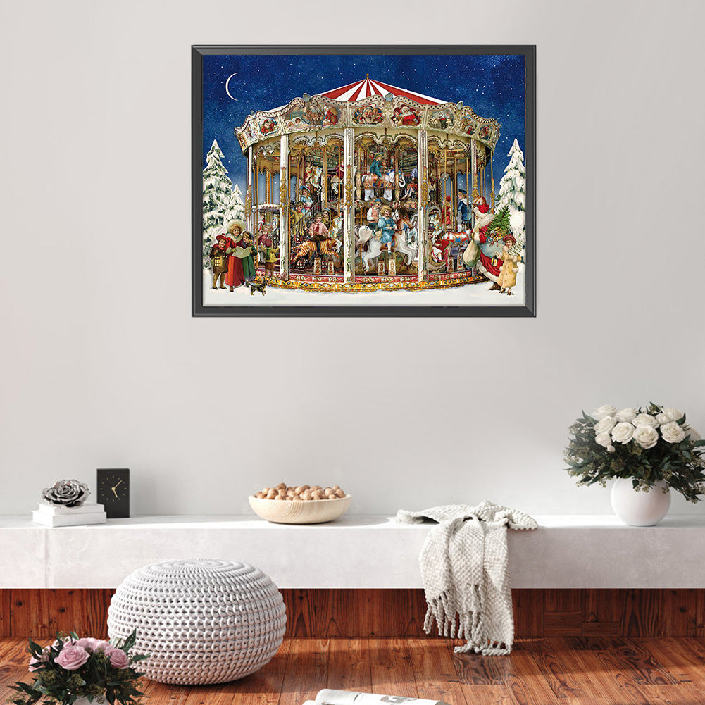 Carousel - Full Round Drill Diamond Painting 60*45CM