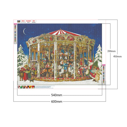 Carousel - Full Round Drill Diamond Painting 60*45CM