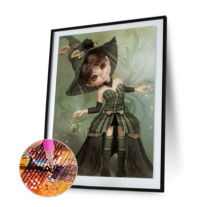 Doll - Full Round Drill Diamond Painting 30*40CM