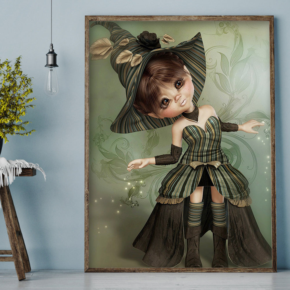 Doll - Full Round Drill Diamond Painting 30*40CM