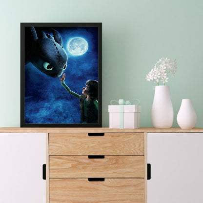 Train Dragon - Full Round Drill Diamond Painting 30*40CM