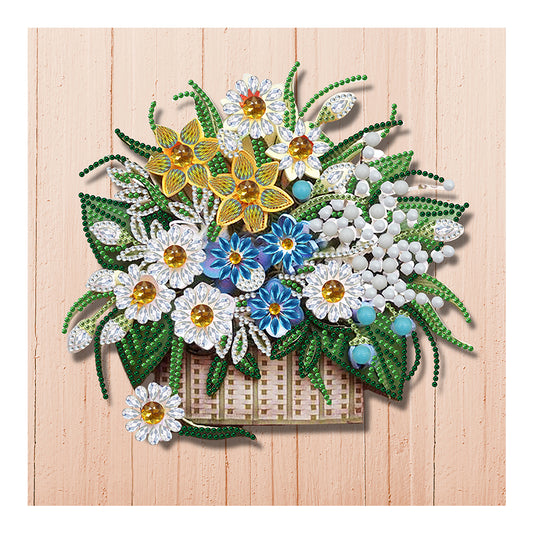 Flower - Special Shaped Drill Diamond Painting 30*30CM