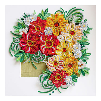 Flower - Special Shaped Drill Diamond Painting 30*30CM