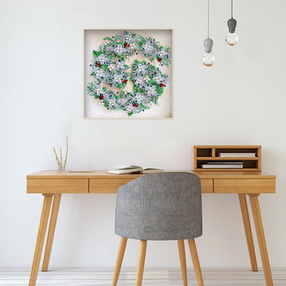 Flower - Special Shaped Drill Diamond Painting 30*30CM