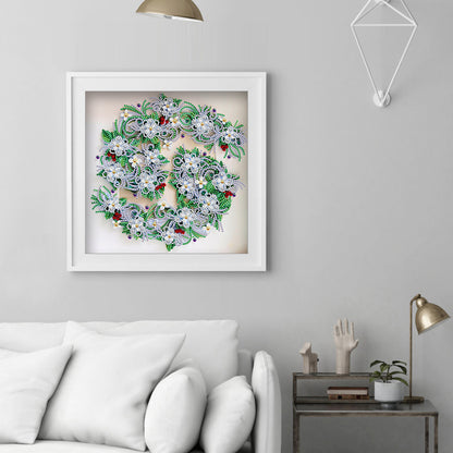 Flower - Special Shaped Drill Diamond Painting 30*30CM