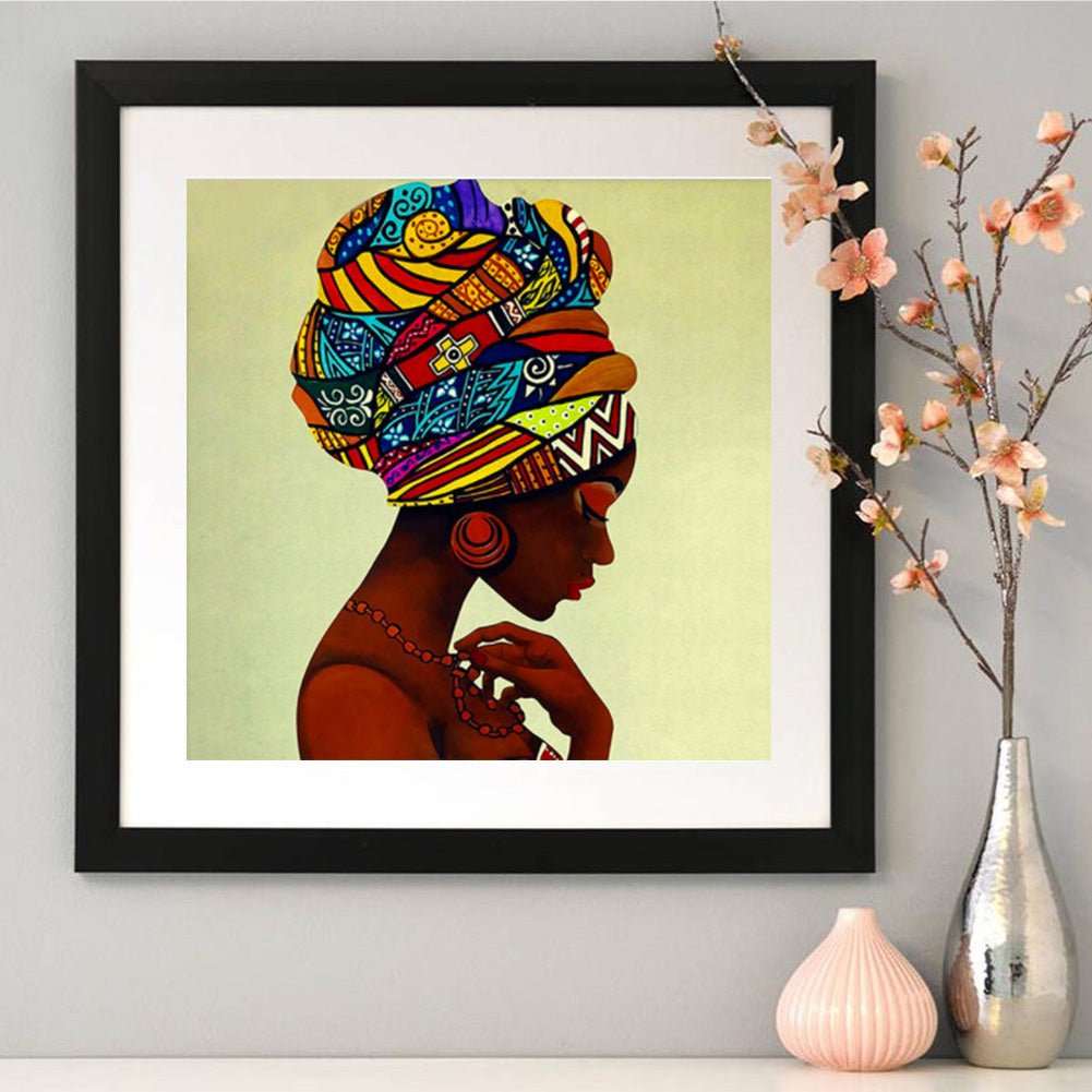 Ethnic Girls - Full Round Drill Diamond Painting 30*30CM