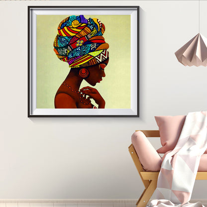 Ethnic Girls - Full Round Drill Diamond Painting 30*30CM