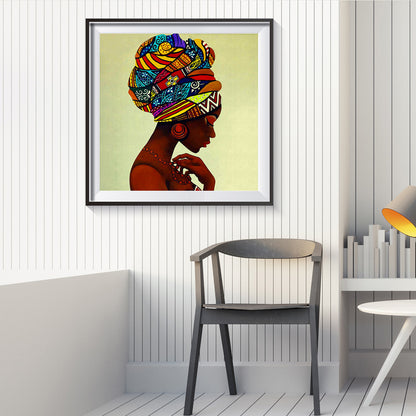 Ethnic Girls - Full Round Drill Diamond Painting 30*30CM