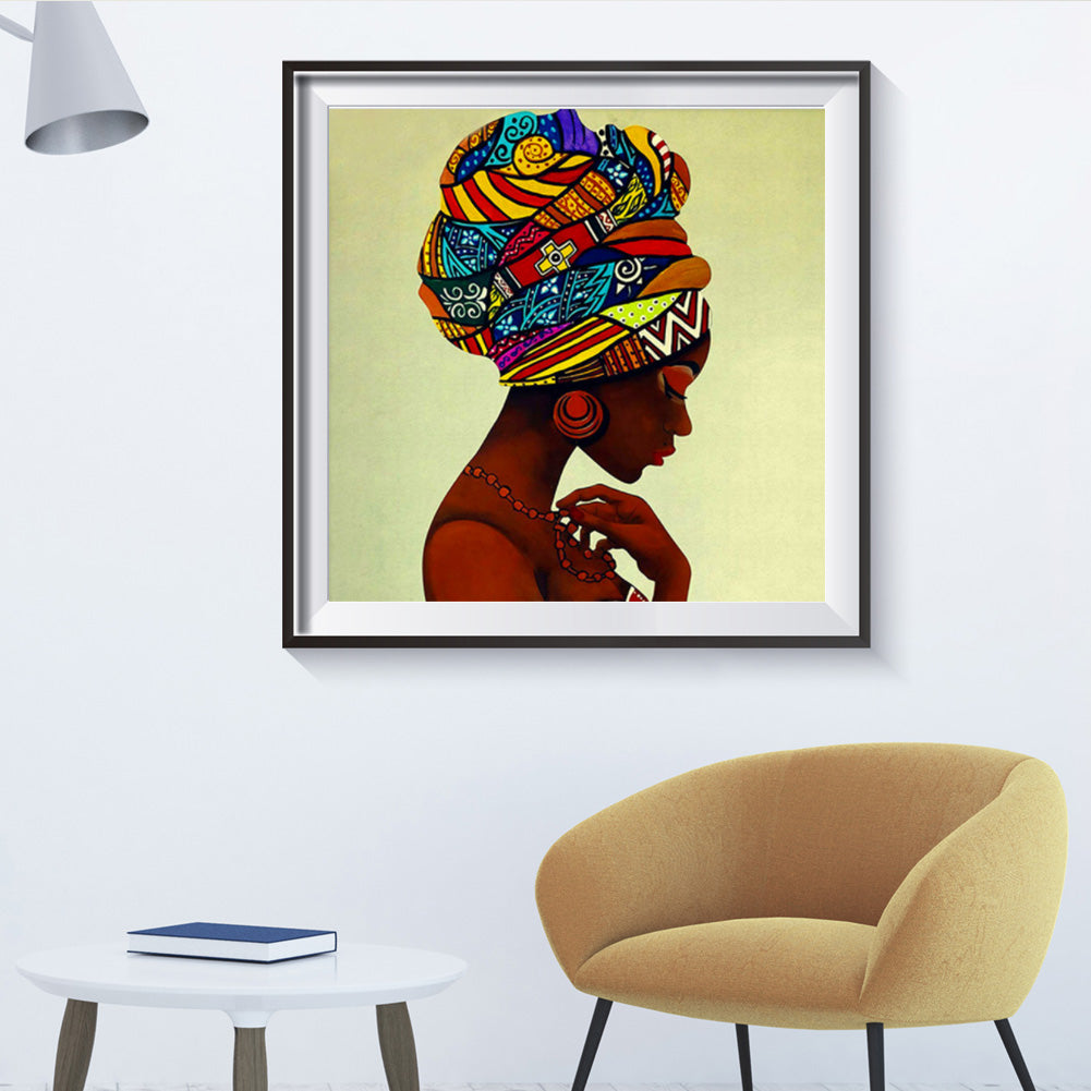 Ethnic Girls - Full Round Drill Diamond Painting 30*30CM