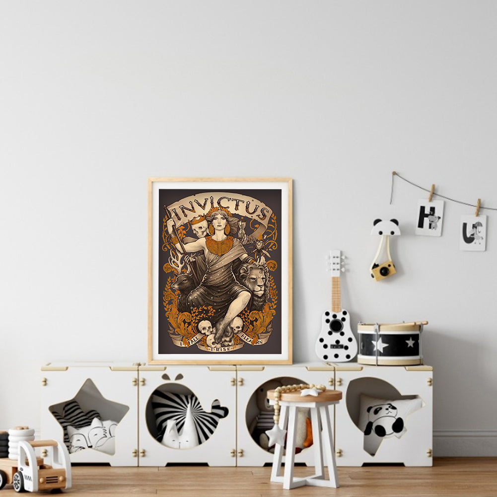 Abstract Person - Full Round Drill Diamond Painting 40*50CM