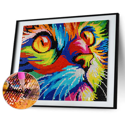 Cat - Special Shaped Drill Diamond Painting 40*30CM