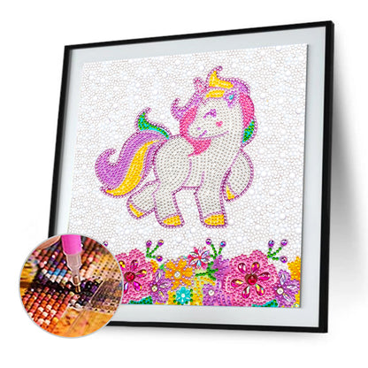 Unicorn - Special Shaped Drill Diamond Painting 30*30CM