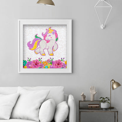 Unicorn - Special Shaped Drill Diamond Painting 30*30CM