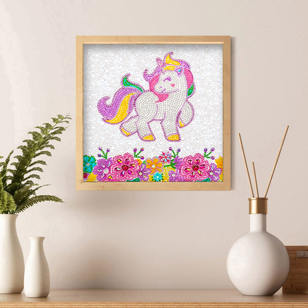 Unicorn - Special Shaped Drill Diamond Painting 30*30CM