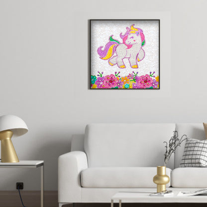 Unicorn - Special Shaped Drill Diamond Painting 30*30CM