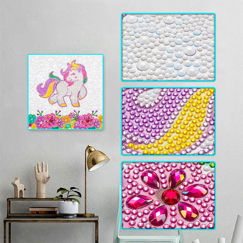 Unicorn - Special Shaped Drill Diamond Painting 30*30CM