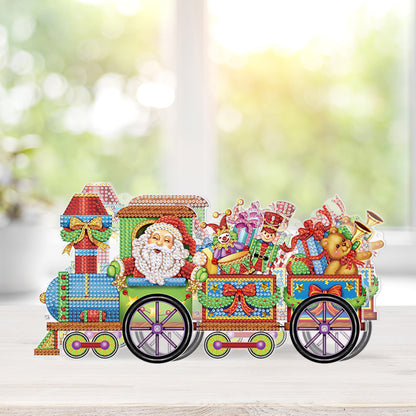 Diamond Painting Christmas Car Kids Toys Acrylic DIY Crafts Handmade Model