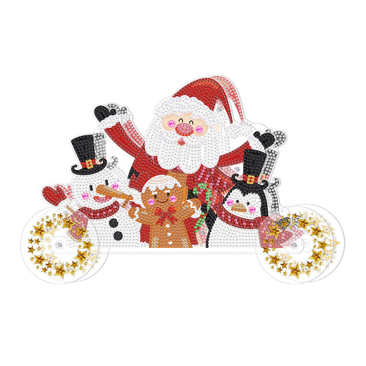 Diamond Painting Christmas Car Kids Toys Acrylic DIY Crafts Handmade Model