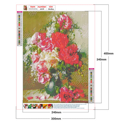 Bouquet - Full Round Drill Diamond Painting 30*40CM