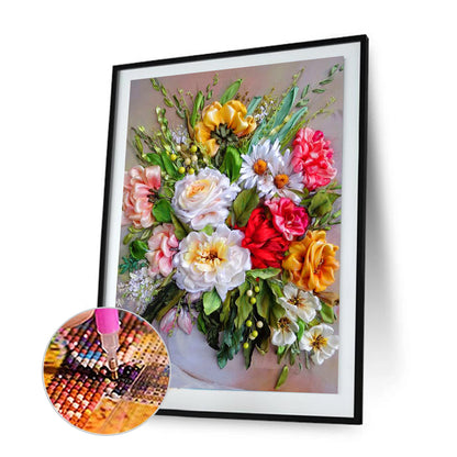 Bouquet - Full Round Drill Diamond Painting 30*40CM