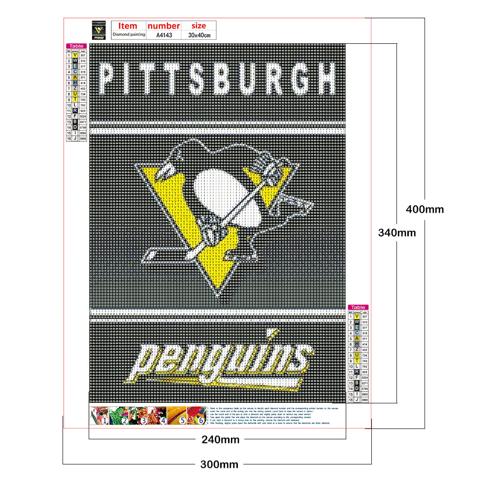 Badge - Full Round Drill Diamond Painting 30*40CM