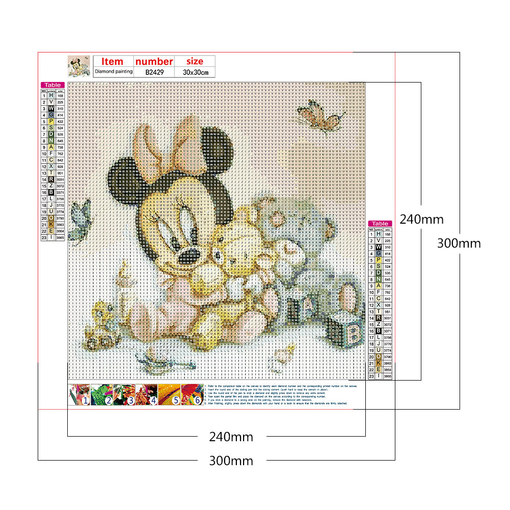 Mouse - Full Round Drill Diamond Painting 30*30CM