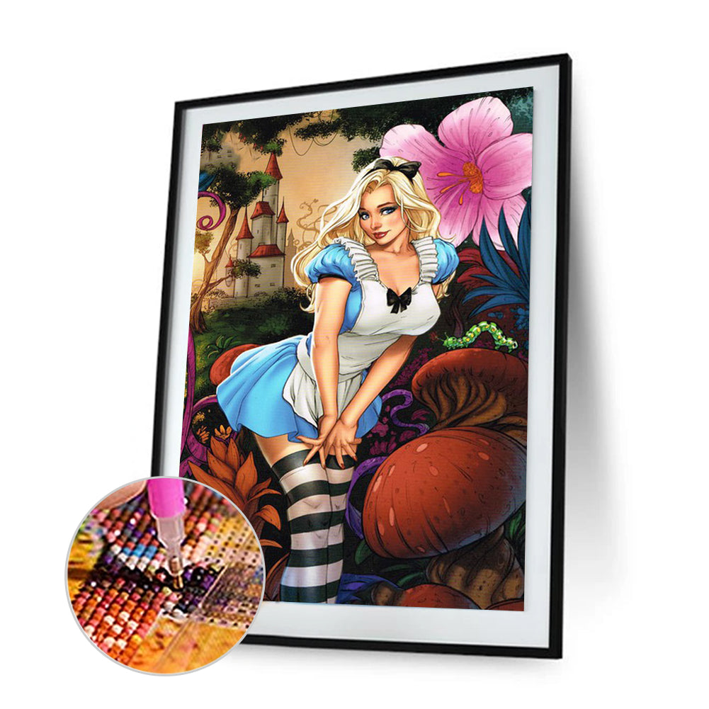 Sexy Lady - Full Round Drill Diamond Painting 30*40CM