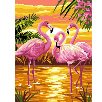 Flamingo - Full Square Drill Diamond Painting 30*40CM