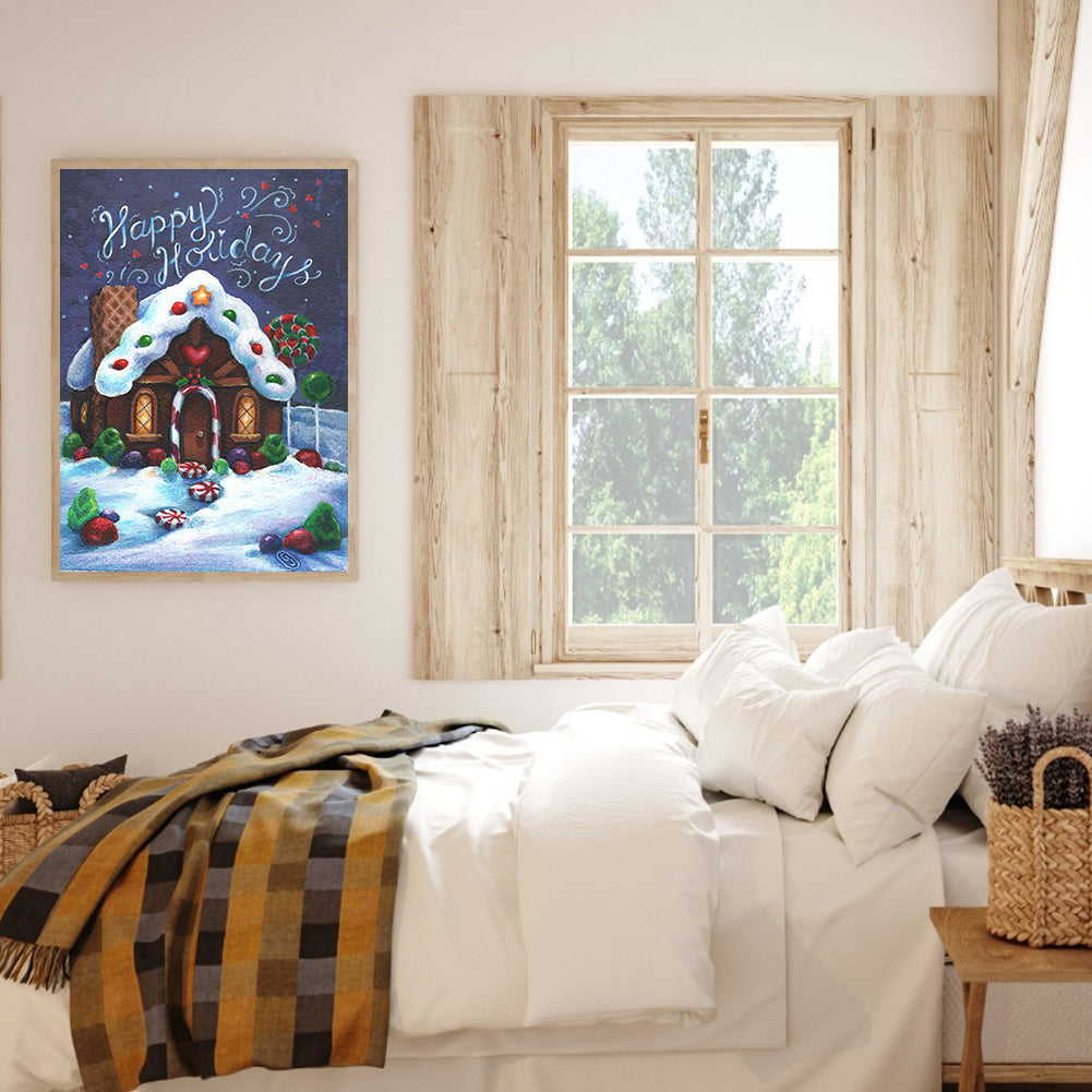 Candy House - Full Round Drill Diamond Painting 30*40CM