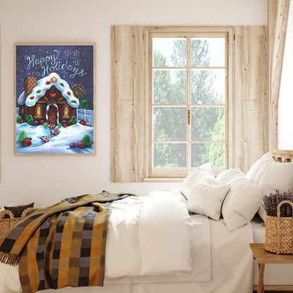 Candy House - Full Round Drill Diamond Painting 30*40CM