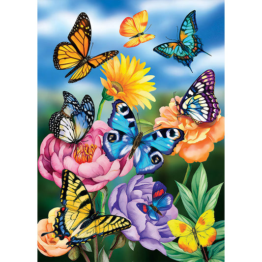 Butterfly - Full Round Drill Diamond Painting 30*40CM