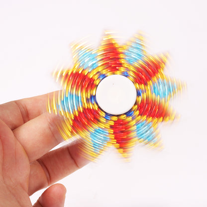 Double Sided DIY Diamond Painting Spinner Fingertip Gyro Relief Stress Toys