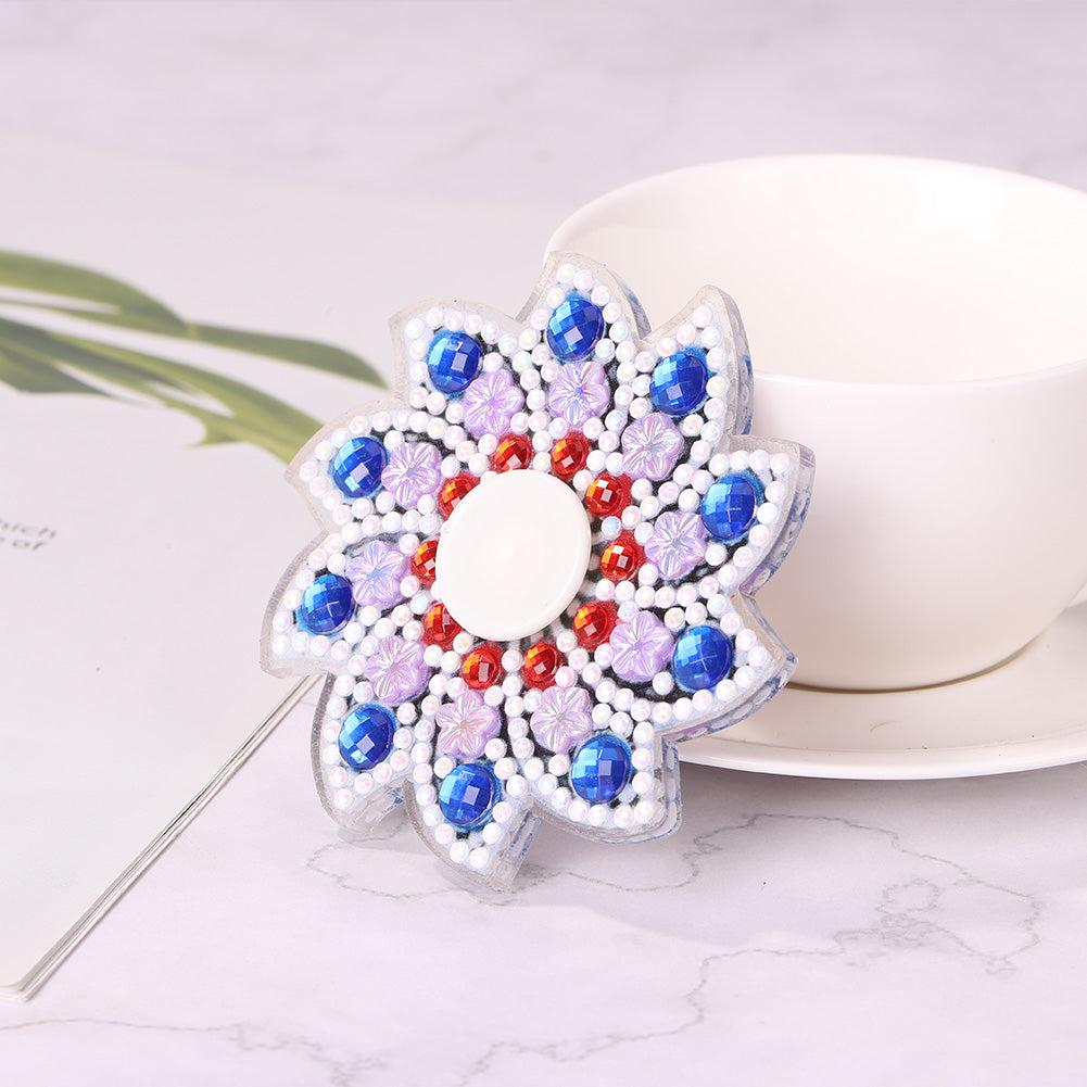 Double Sided DIY Diamond Painting Spinner Fingertip Gyro Relief Stress Toys
