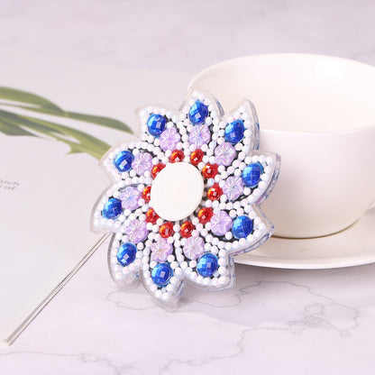 Double Sided DIY Diamond Painting Spinner Fingertip Gyro Relief Stress Toys