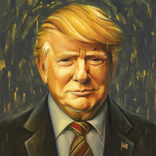 Presidential Portrait - Full Round Drill Diamond Painting 30*30CM