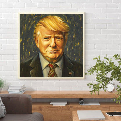 Presidential Portrait - Full Round Drill Diamond Painting 30*30CM