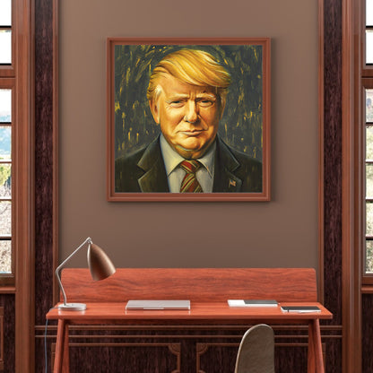 Presidential Portrait - Full Round Drill Diamond Painting 30*30CM