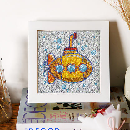 Submarine - Special Shaped Drill Diamond Painting 18*18CM