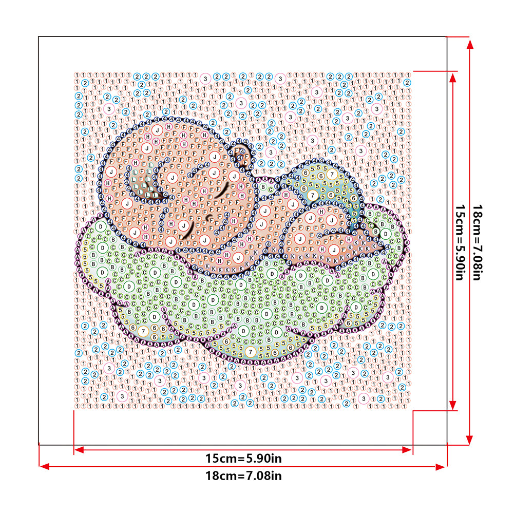 Baby - Special Shaped Drill Diamond Painting 18*18CM