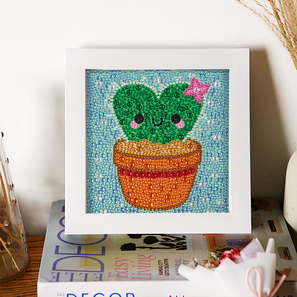 Potted Plants - Special Shaped Drill Diamond Painting 18*18CM