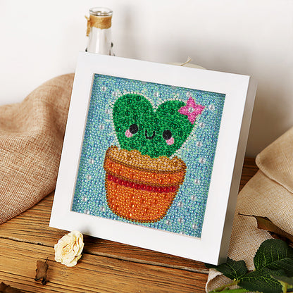 Potted Plants - Special Shaped Drill Diamond Painting 18*18CM