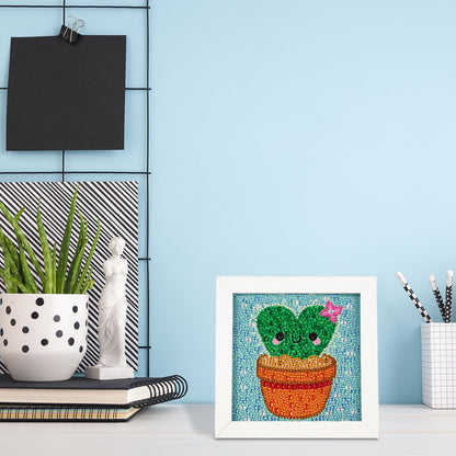 Potted Plants - Special Shaped Drill Diamond Painting 18*18CM