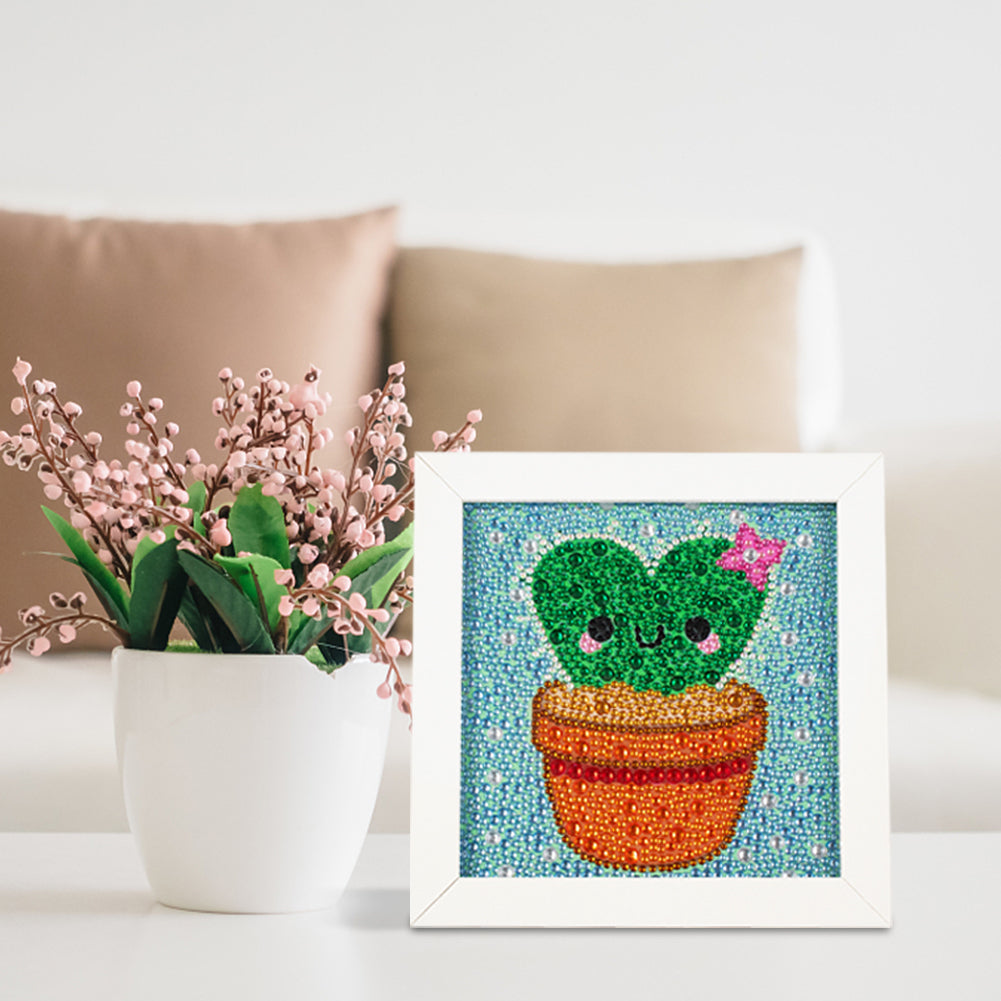 Potted Plants - Special Shaped Drill Diamond Painting 18*18CM