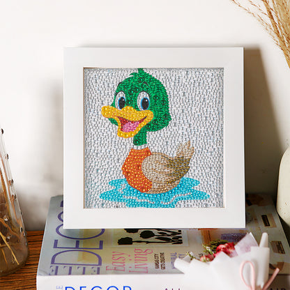 Duck - Special Shaped Drill Diamond Painting 18*18CM