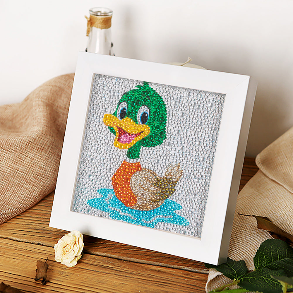 Duck - Special Shaped Drill Diamond Painting 18*18CM