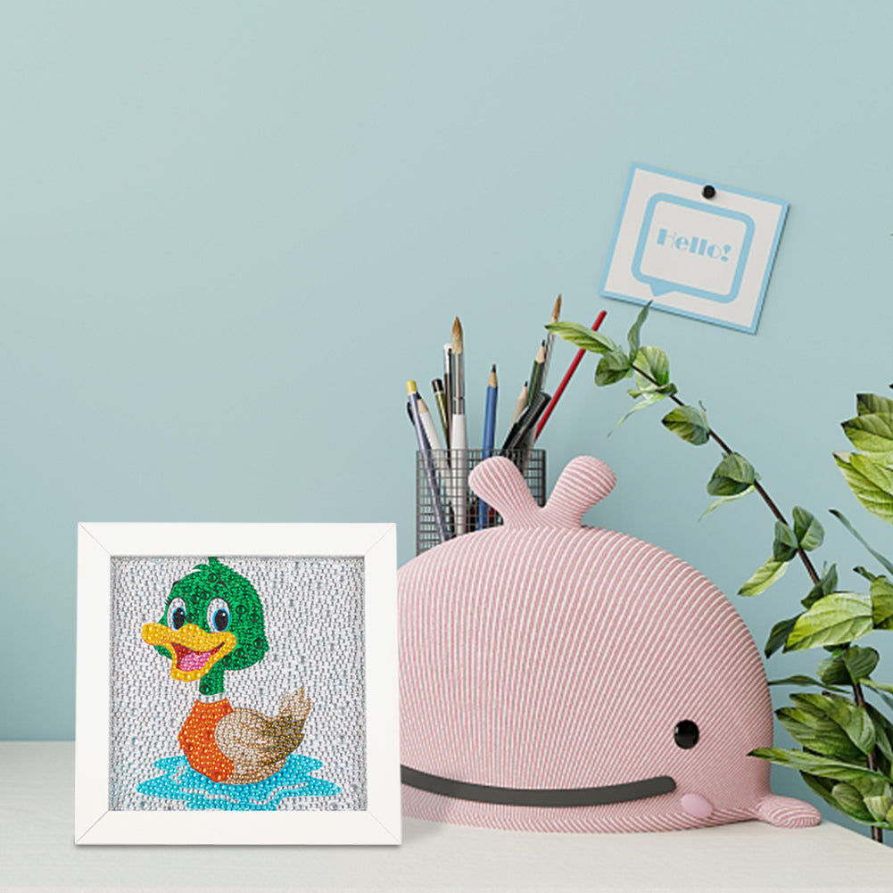 Duck - Special Shaped Drill Diamond Painting 18*18CM