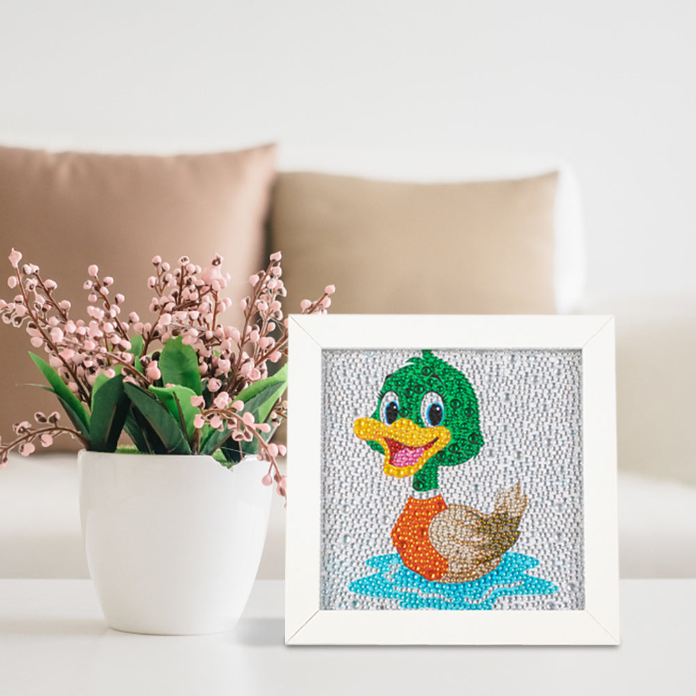 Duck - Special Shaped Drill Diamond Painting 18*18CM