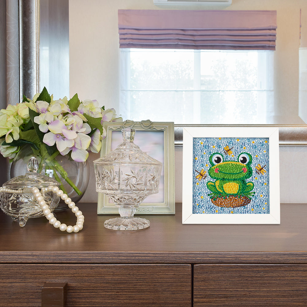Frog - Special Shaped Drill Diamond Painting 18*18CM